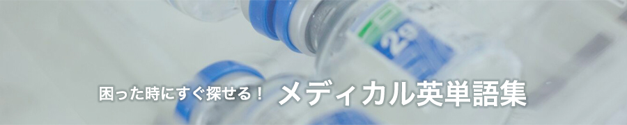 困った時にすぐ探せる！ メディカル英単語集